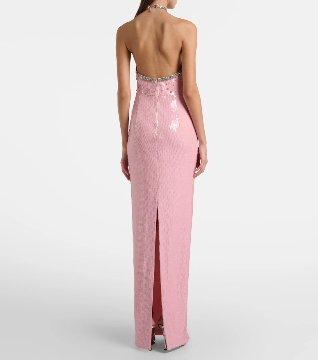 Rebecca Vallance - Lydia sequined halterneck gown