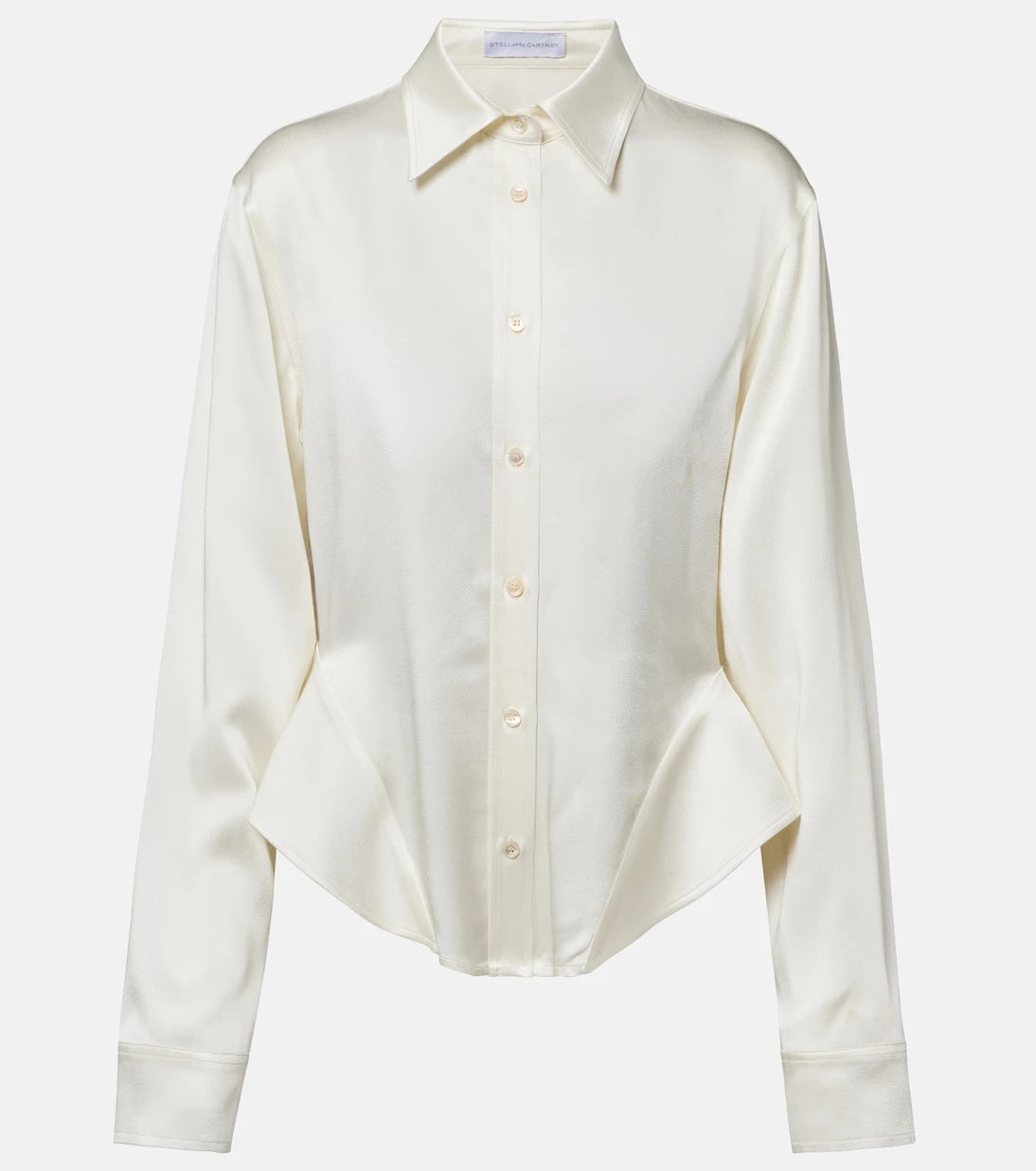 Stella McCartney - Peplum satin shirt