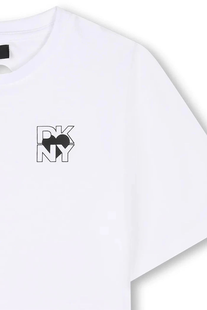 Детска памучна тениска Dkny