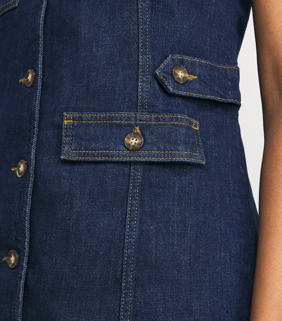 Navy Denim Andria Mini Dress