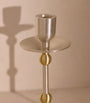 Medium Silver-Plated Cilia Candlestick Holder (25cm)
