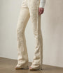 White Annabeth Leather Trousers