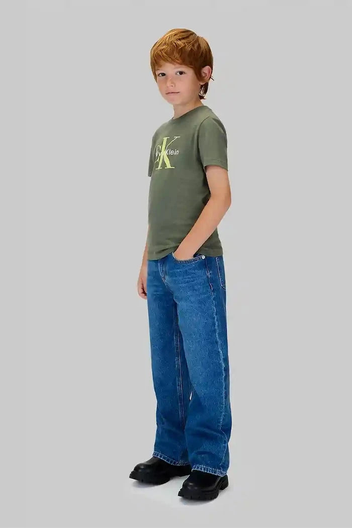 Calvin Klein Jeans Çocuk Pamuklu Tişört