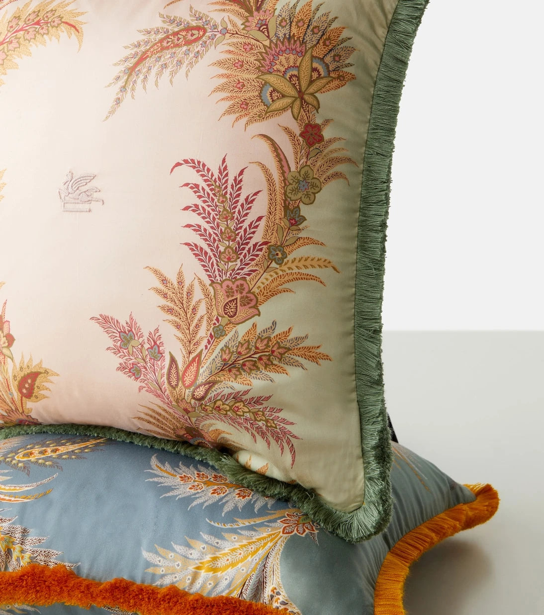 Etro - وسادة بيغاسو قطنية بنقشة زهور