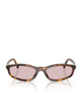 Yellow Tortoiseshell Irregular Sunglasses
