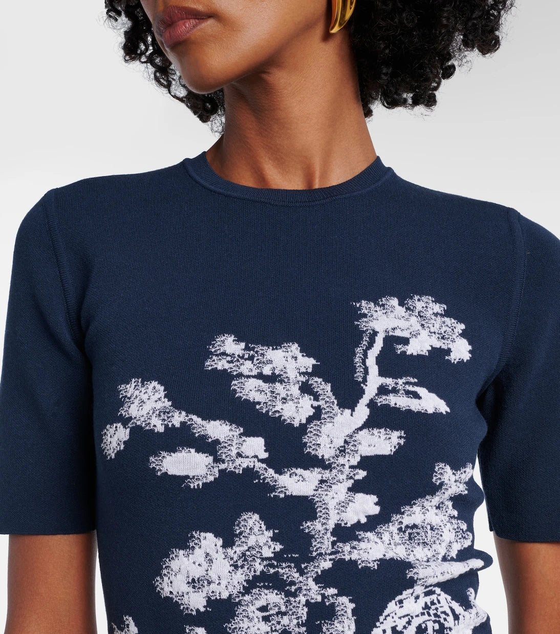 Erdem - Jacquard top
