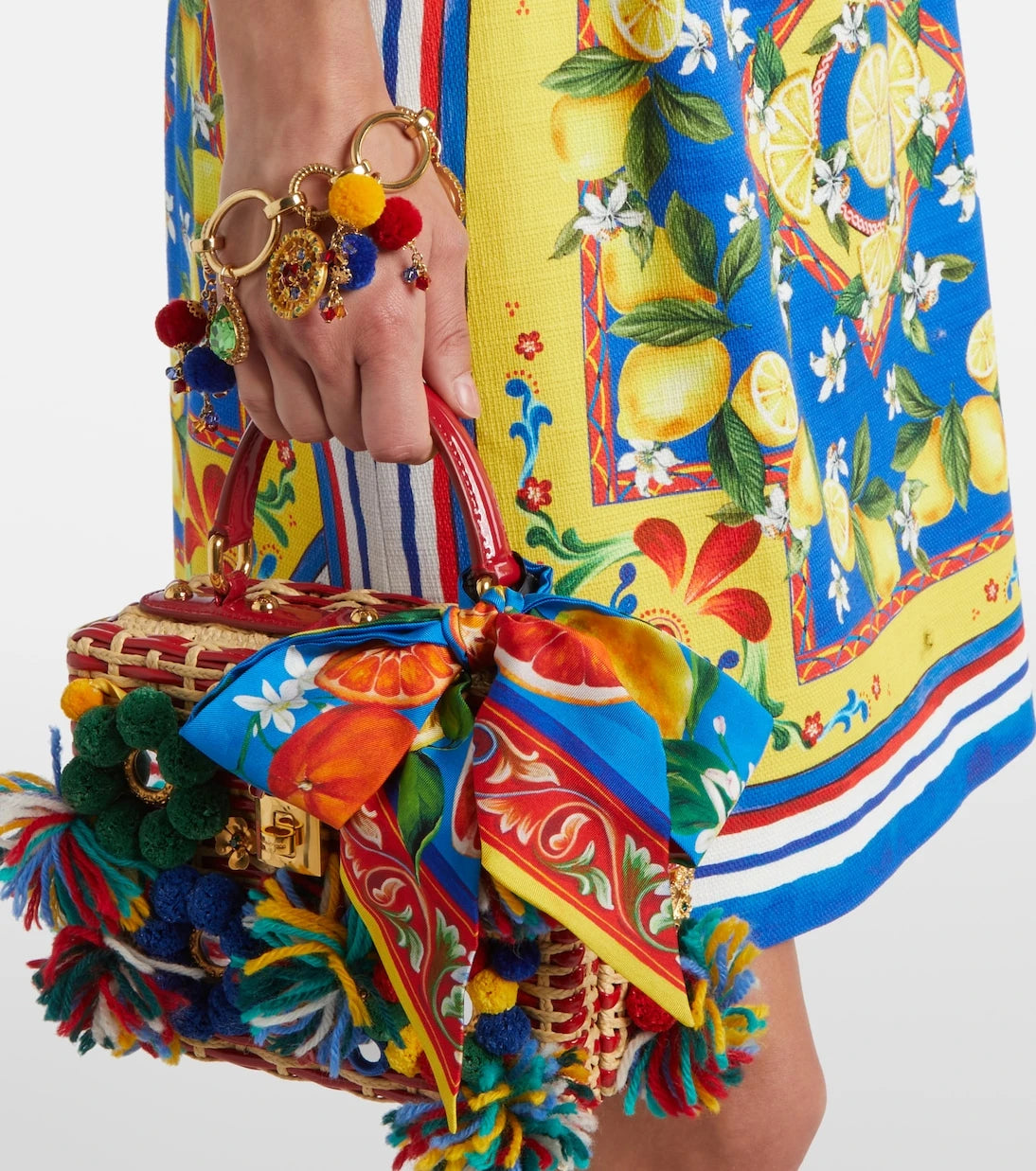 Dolce&Gabbana - Printed silk twill scarf
