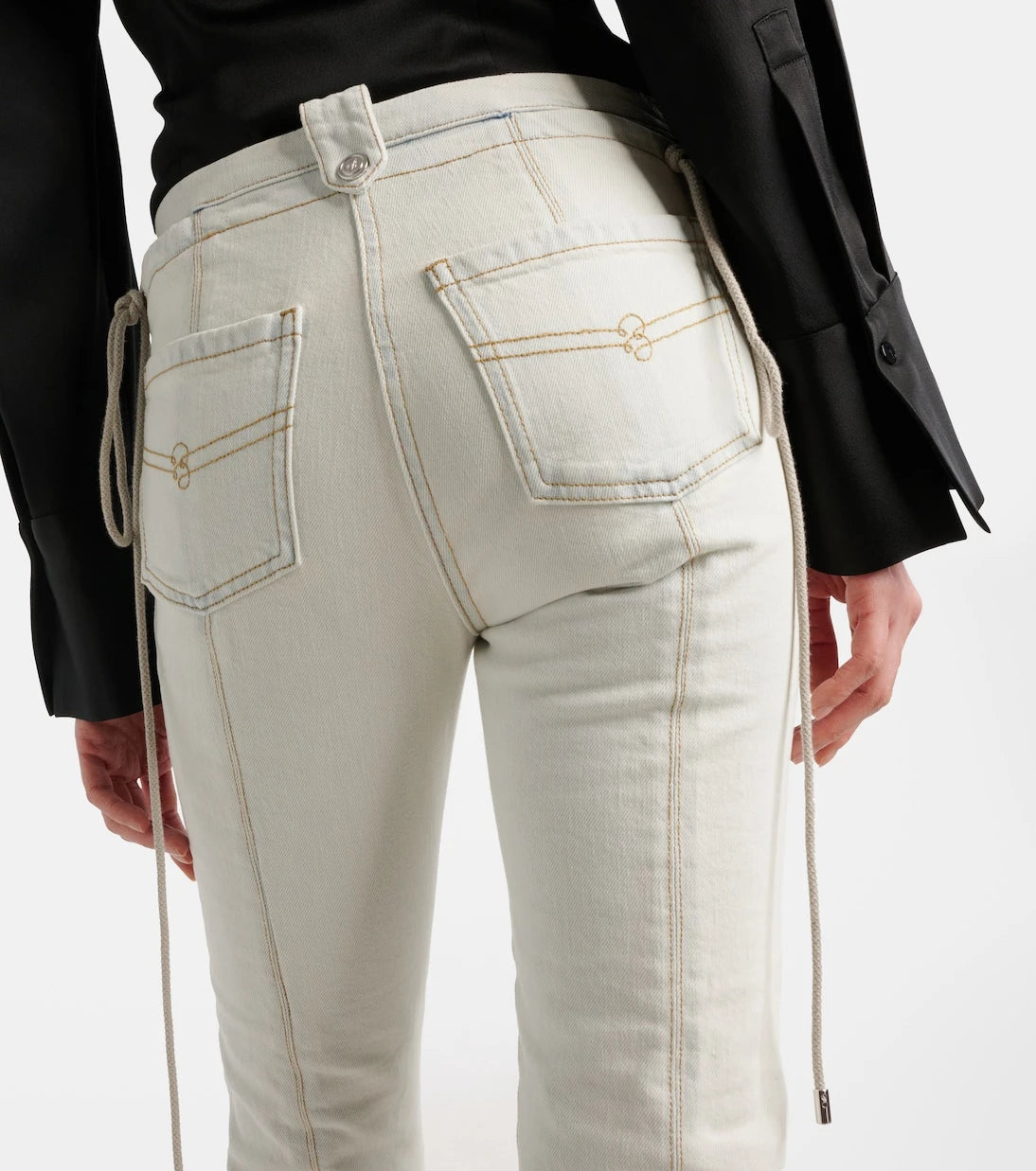 Blumarine - Mid-rise slim jeans