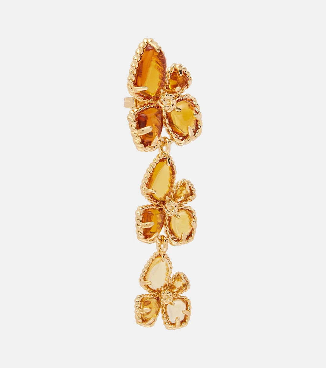 Zimmermann - Bloom Large embellished drop earrings