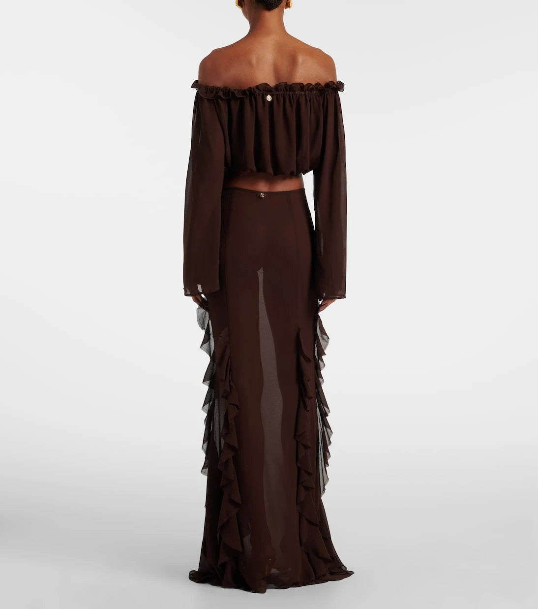 Bananhot - Ora ruffled maxi skirt