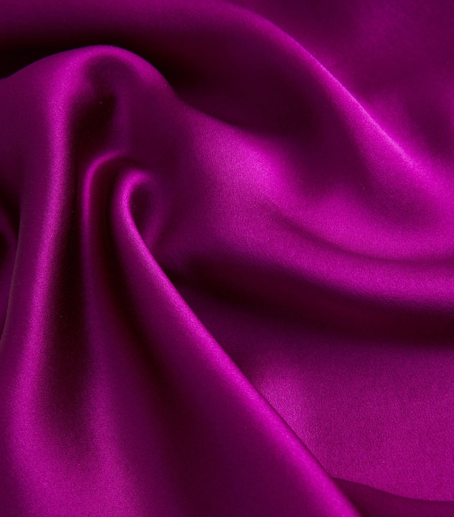 Olivia von Halle Purple Silk Bliss Pyjama Set