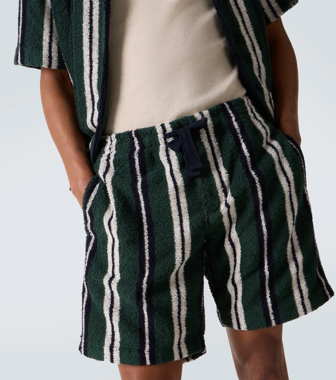 Orlebar Brown - Trevone striped terry shorts