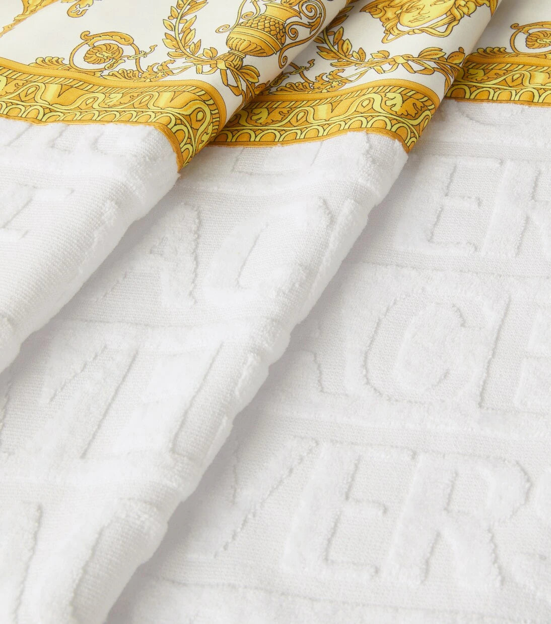 Versace Home - Versace Allover cotton terry beach towel