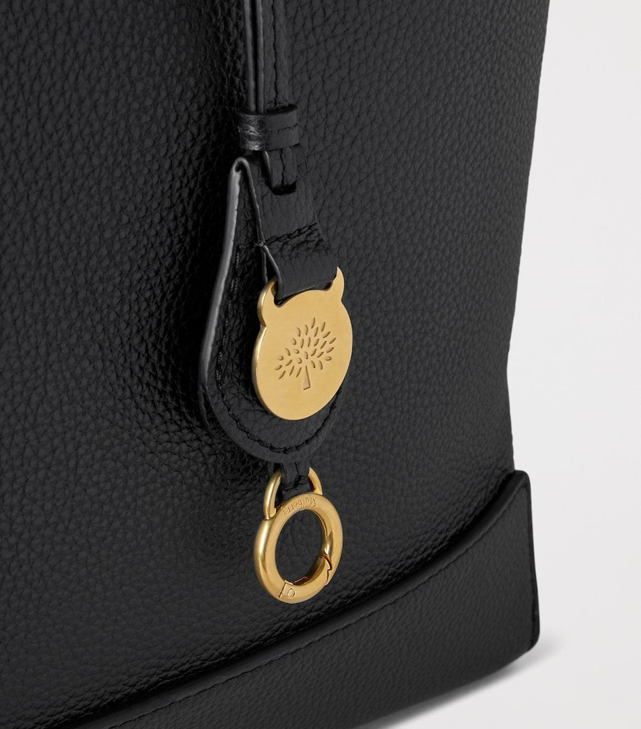 Mulberry Black Leather East West Tote Bag