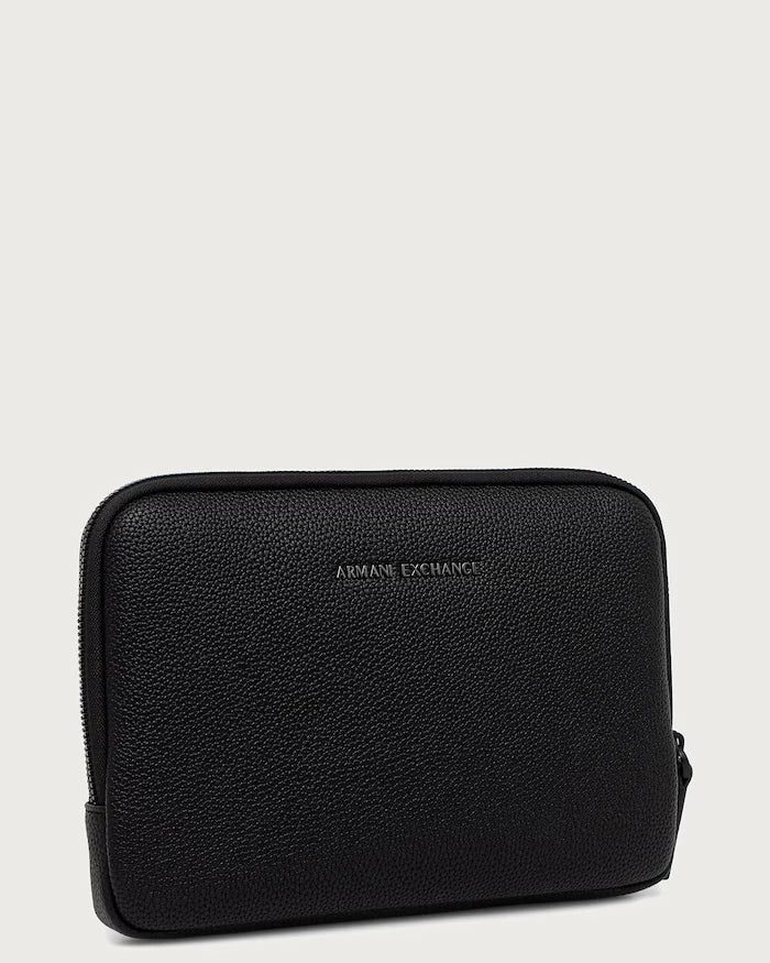 Armani Exchange erkek suni deri çapraz çanta