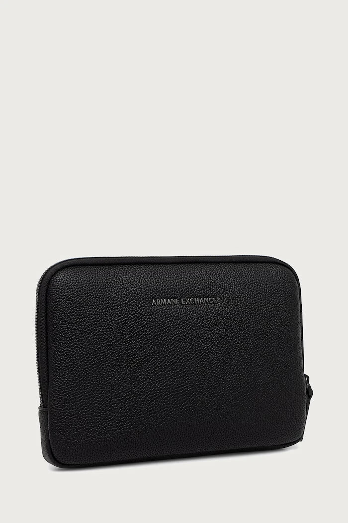 Armani Exchange erkek suni deri çapraz çanta