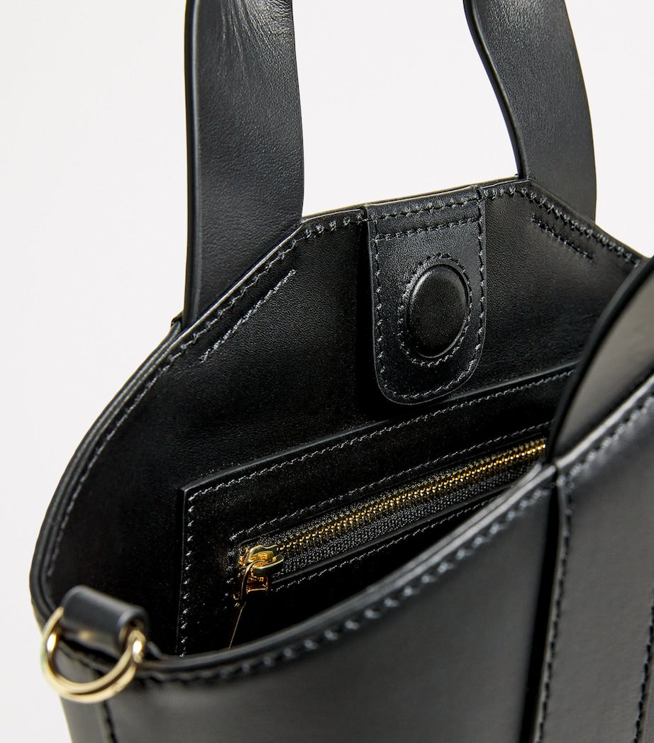 Harrods Grab Leather Tote Bag
