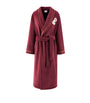 Burgundy Corolles Bathrobe