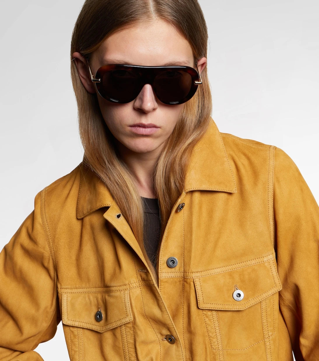 Loewe - Slim flat-top sunglasses