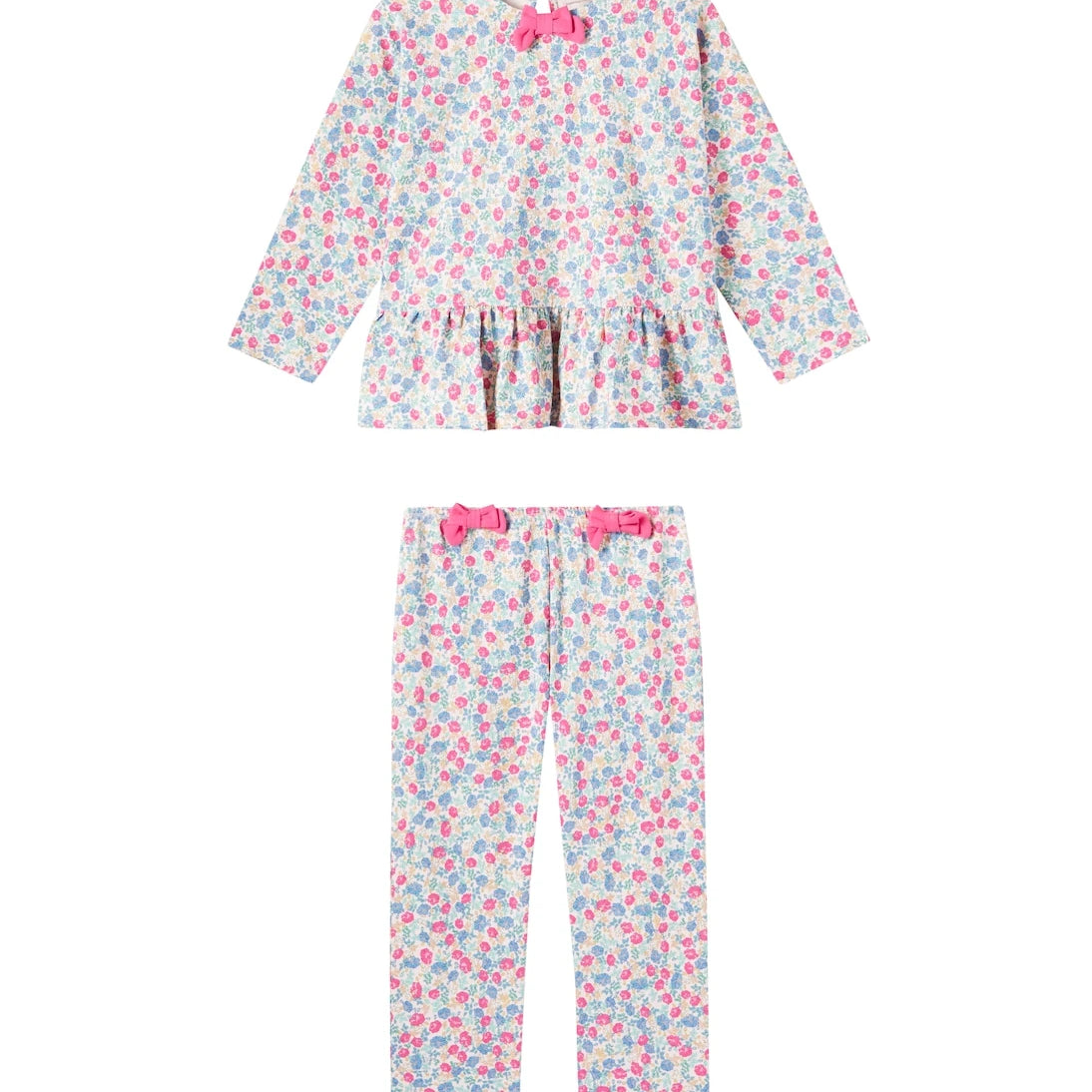 Konges Sløjd - Floral cotton top and pants set