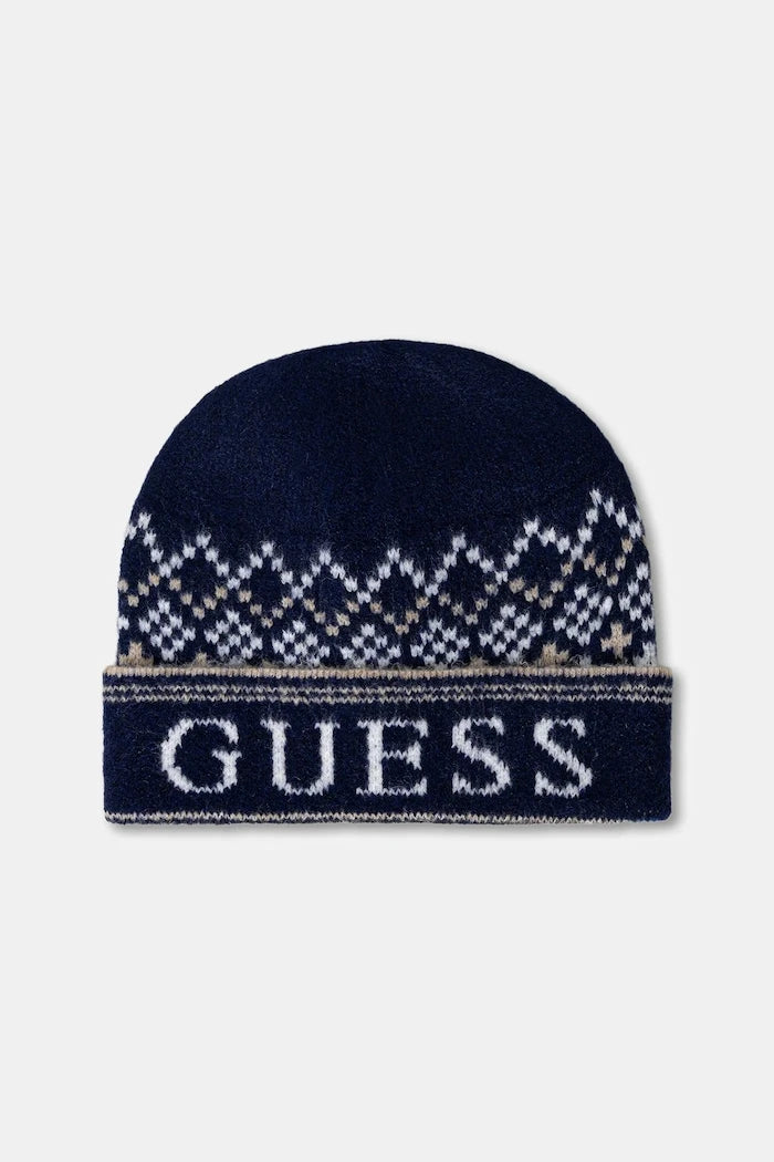 Yünlü şapka ve atkı Guess