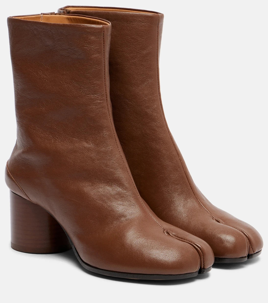 Maison Margiela - Tabi 60 leather ankle boots
