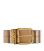 Leather Check Reversible Belt