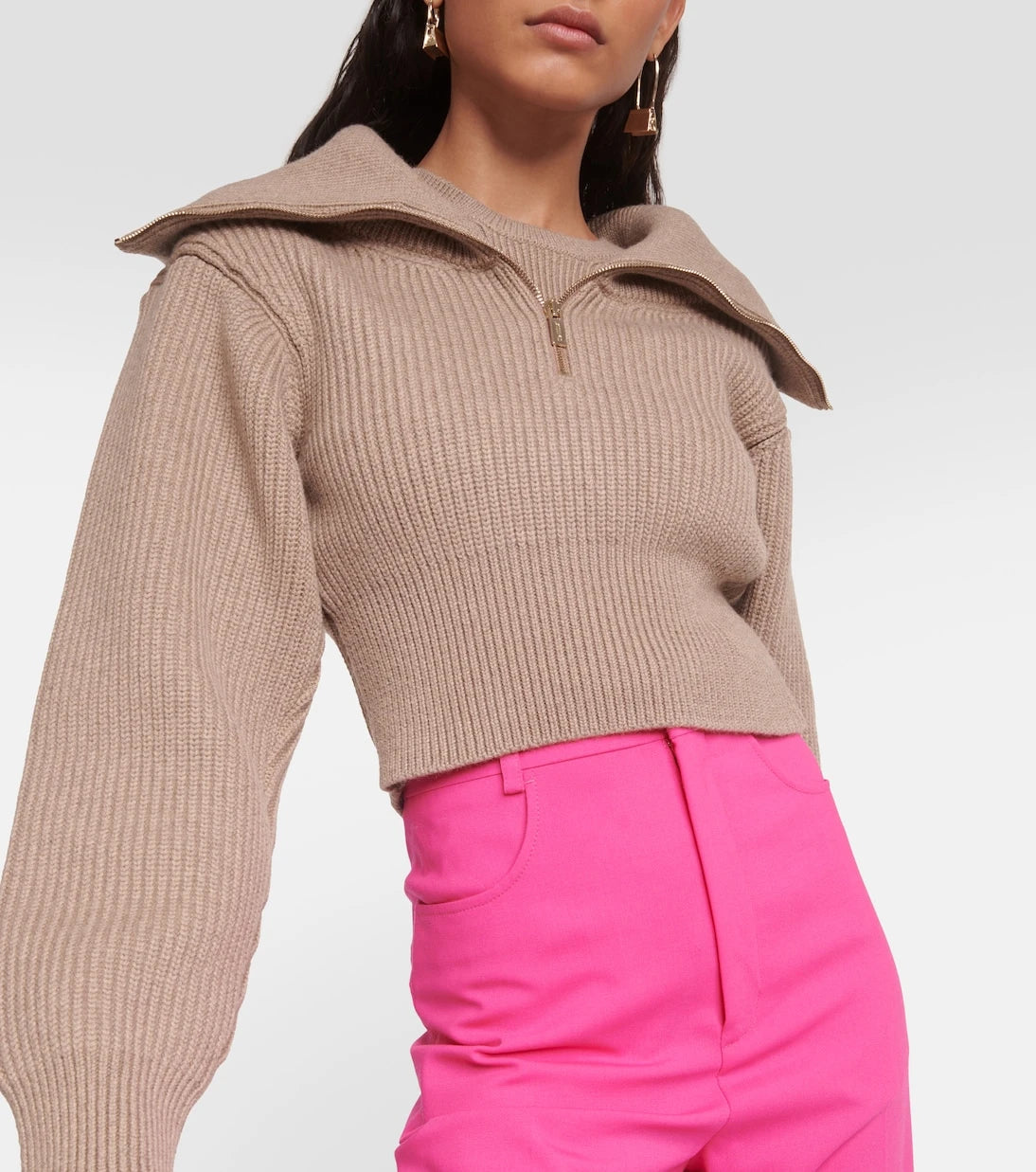 Jacquemus - Le Maille Risoul cropped wool sweater