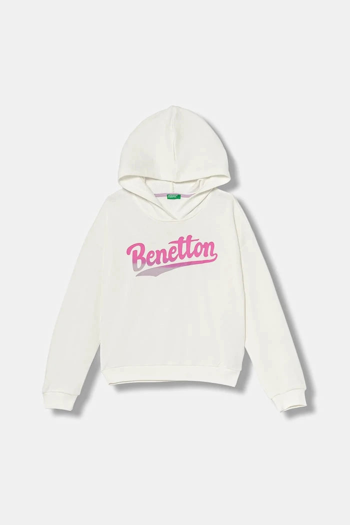 United Colors of Benetton Çocuk Pamuklu Sweatshirt