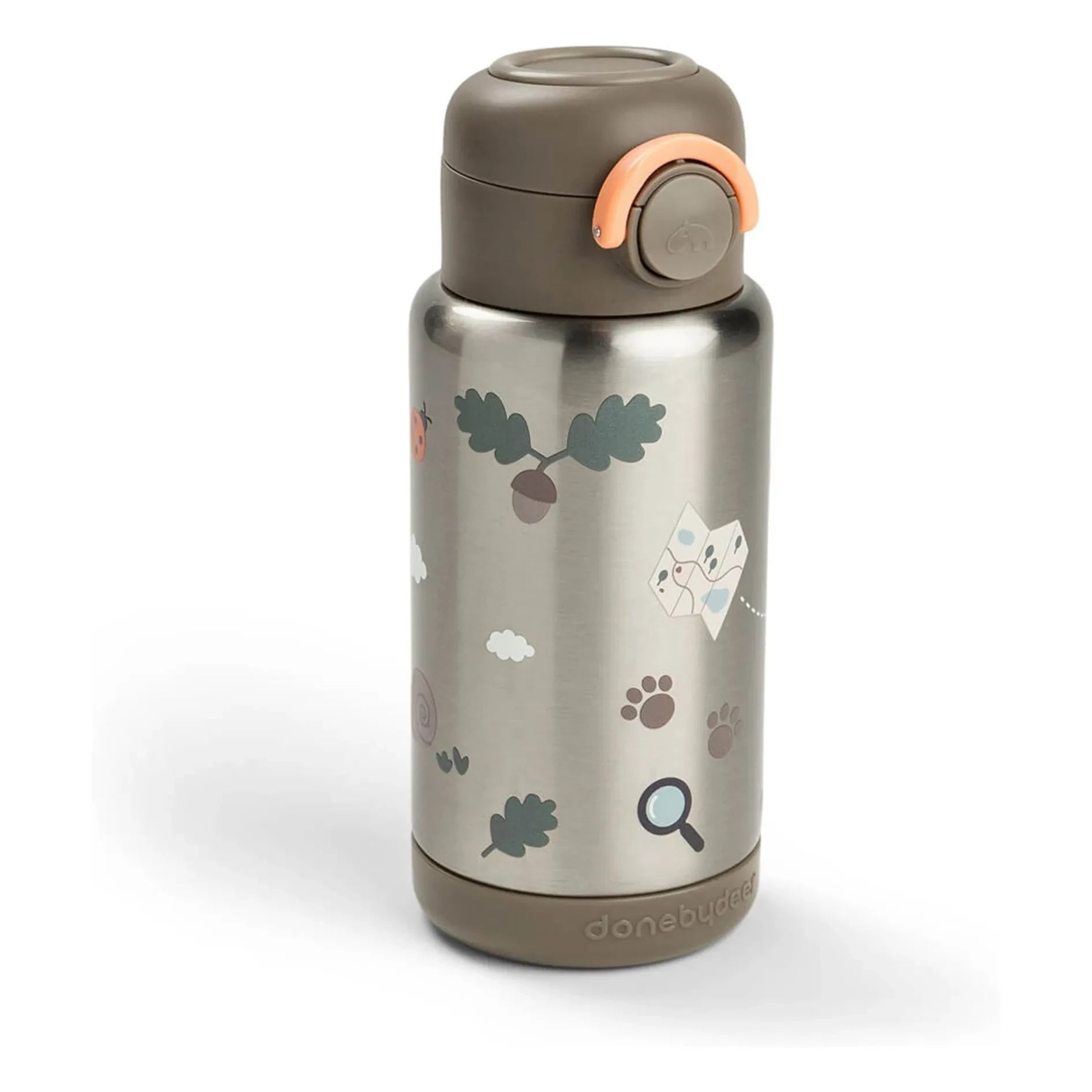 Done by deer - Trails insulated water bottle | Brown