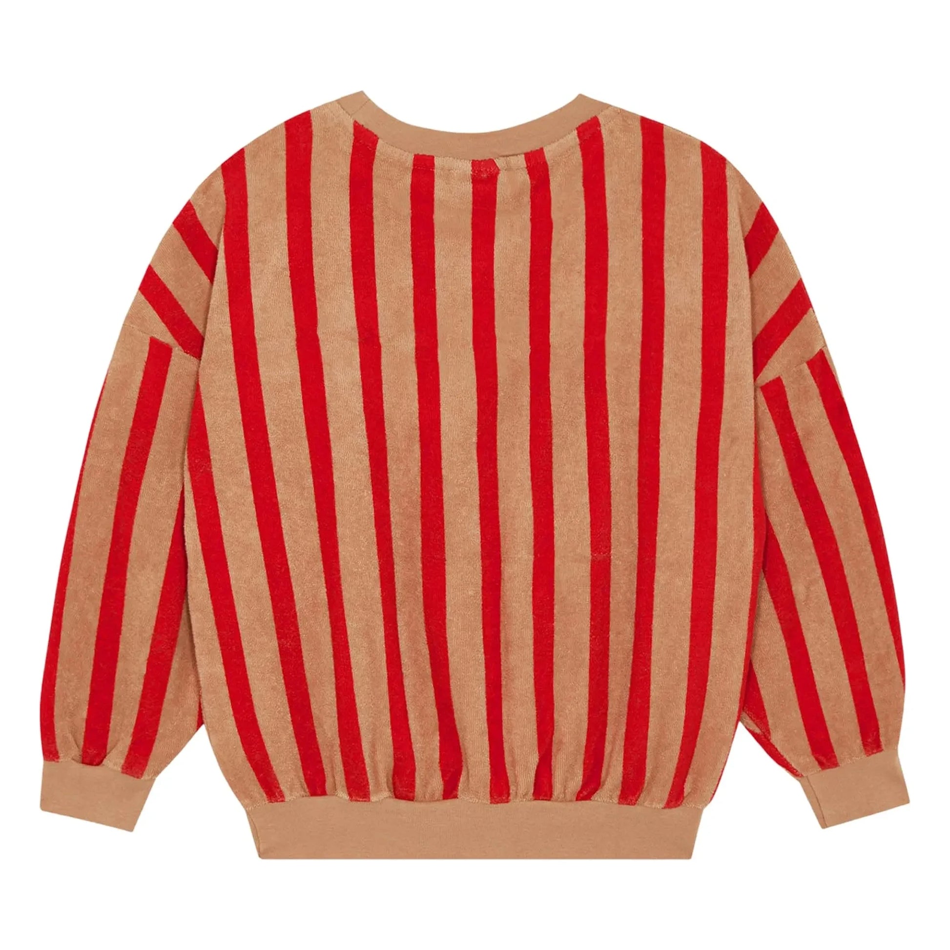 The Campamento - Striped sweatshirt  | Camel