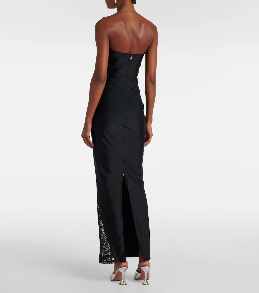 Rotate - Lace-trimmed maxi dress