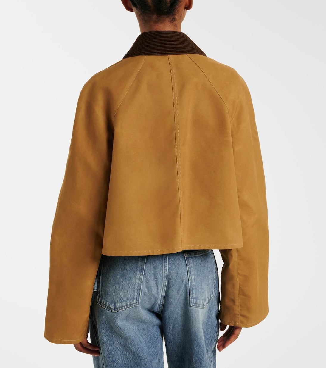 JW Anderson - Corduroy-trimmed cropped cotton jacket
