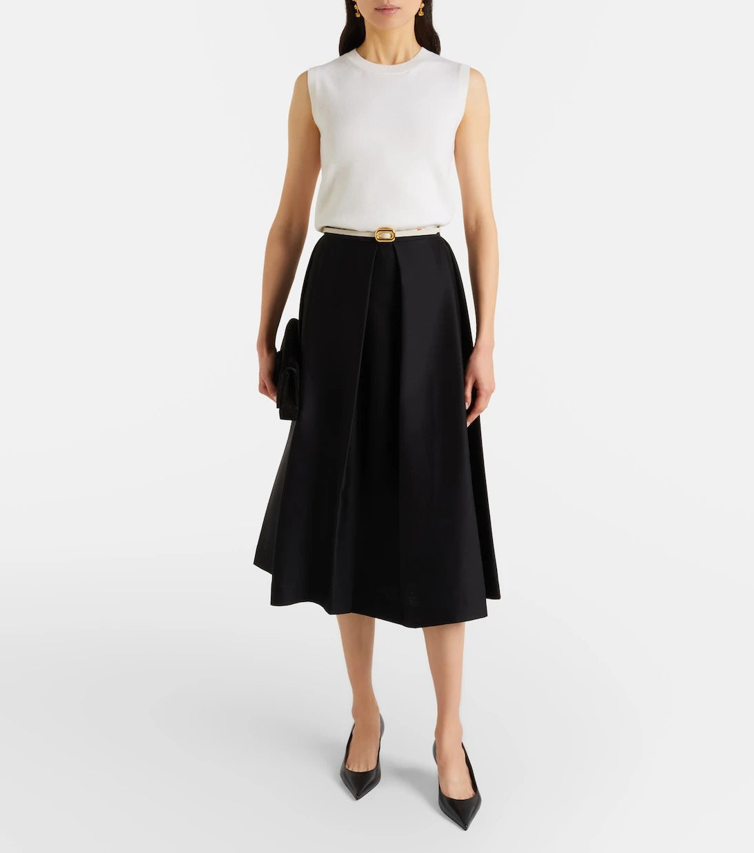 Oscar de la Renta - Virgin wool sweater vest