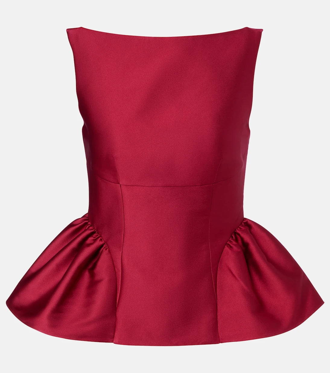 Roland Mouret - Peplum taffeta top