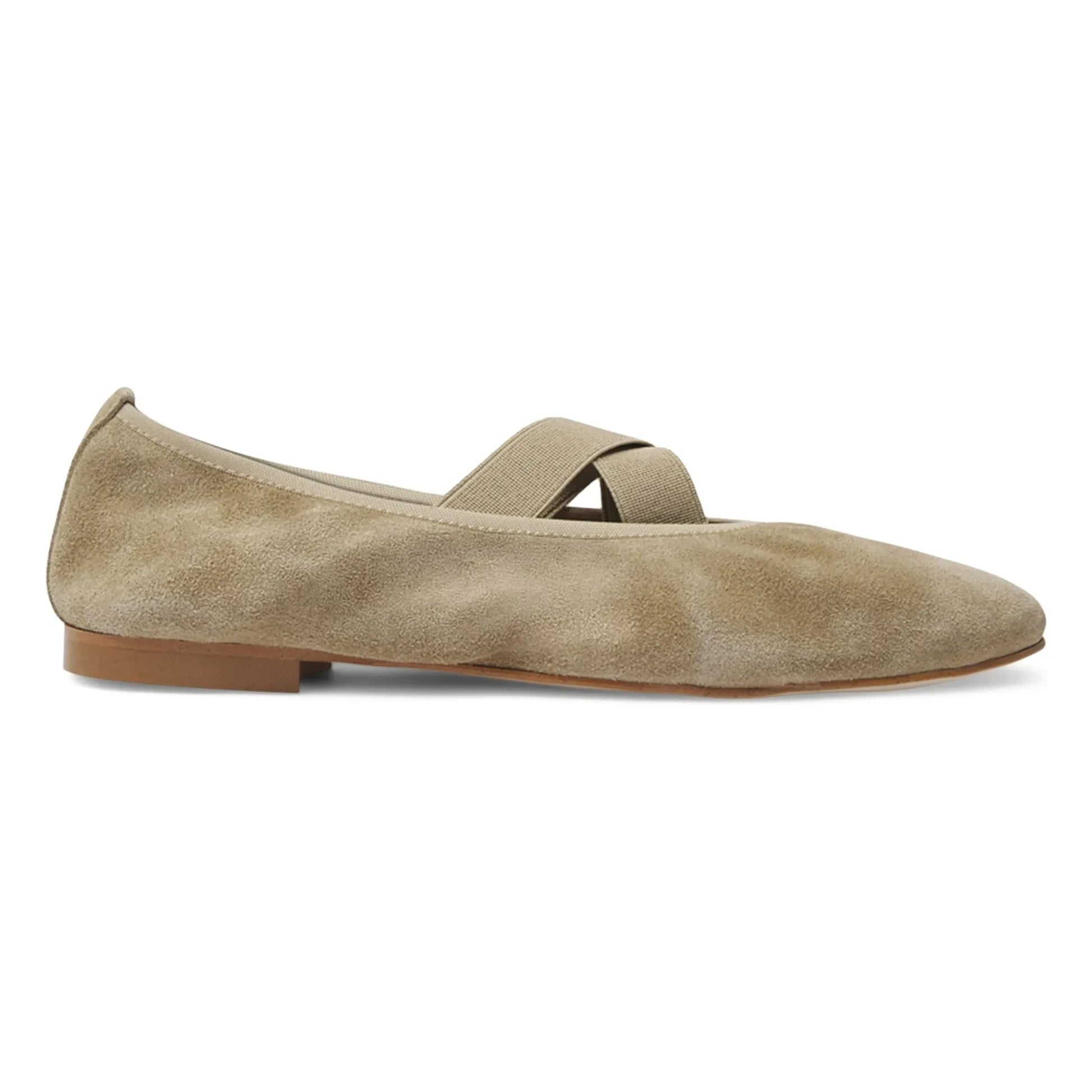 Augusta - Bettina Ballerinas Suede | Beige