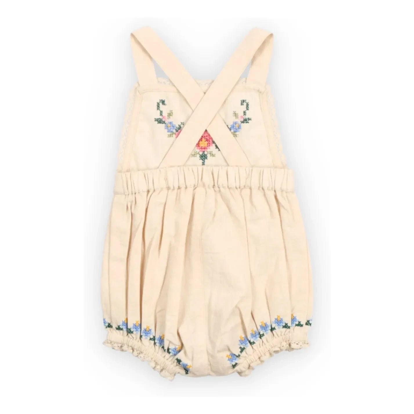 the new society - Narcise romper | Ecru