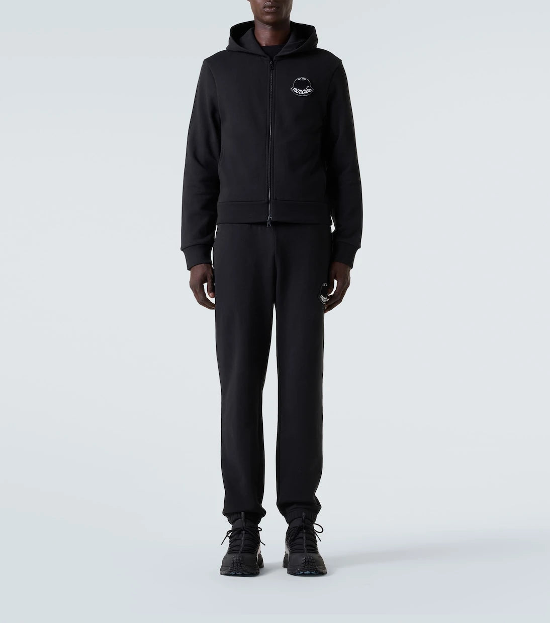 Moncler - Logo cotton jersey hoodie