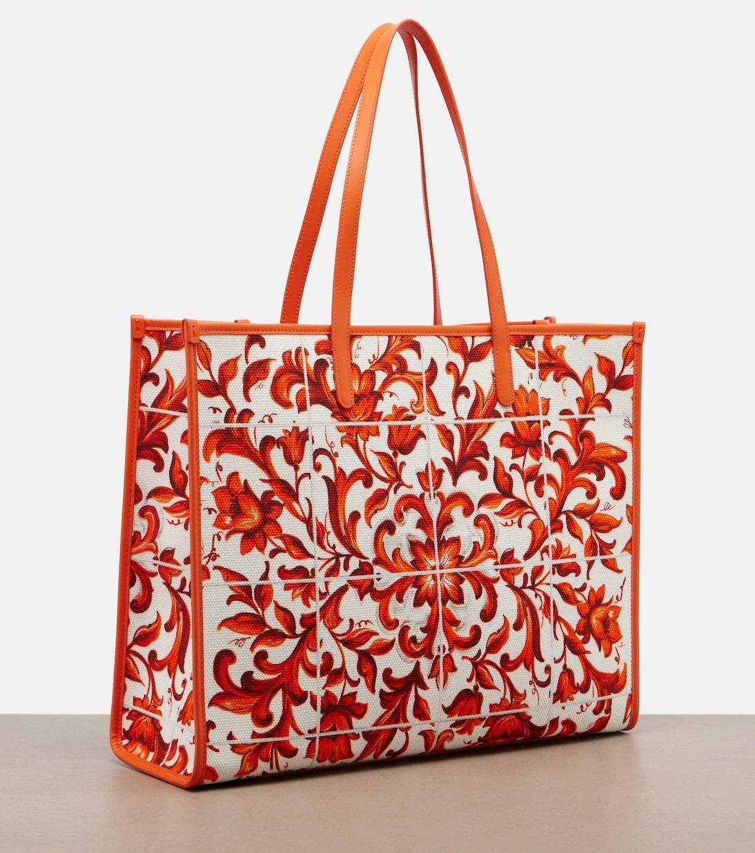 Dolce&Gabbana - Shopping Large printed canvas shopper