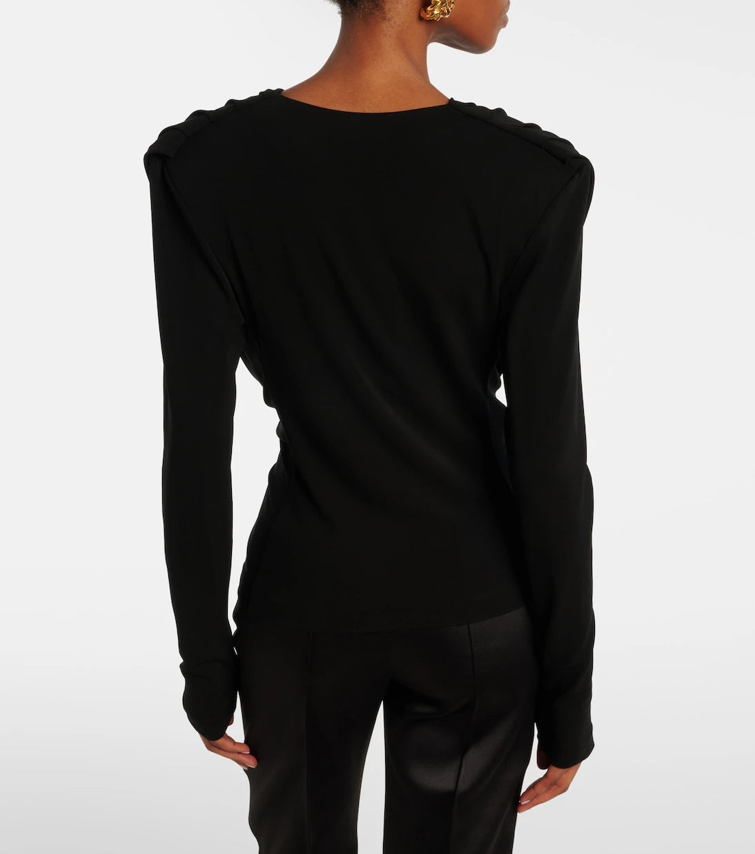 Wardrobe.NYC - Draped jersey top