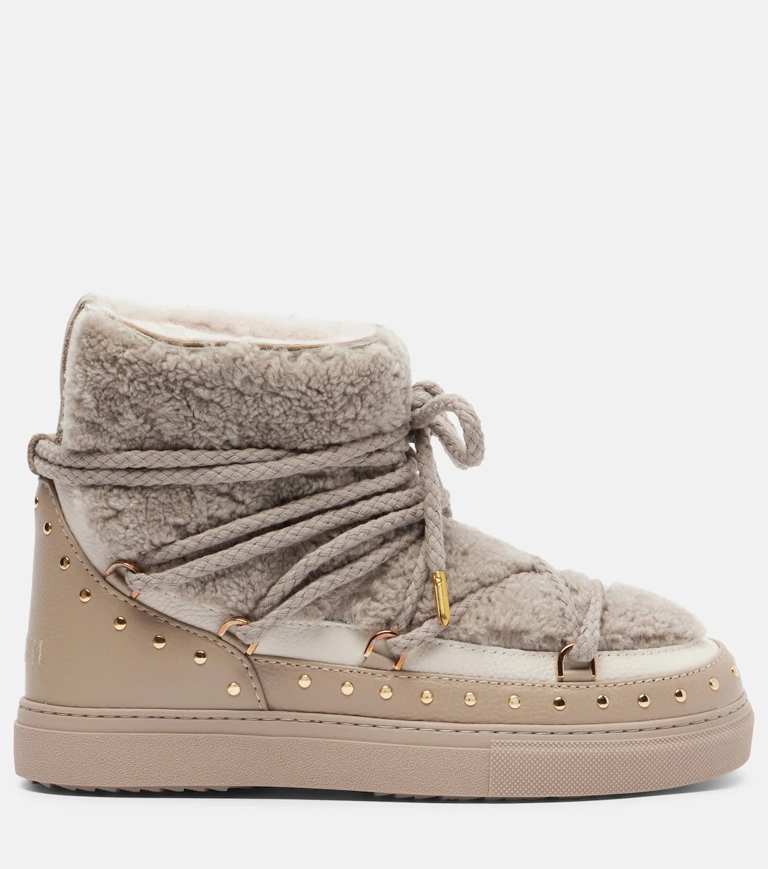 Inuikii - Curly Rock shearling-trimmed leather snow boots