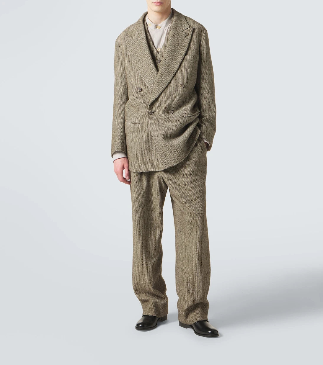 Giorgio Armani - Archivio cotton and wool-blend blazer