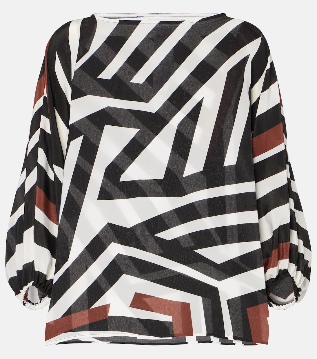 Max Mara - Camino striped silk top