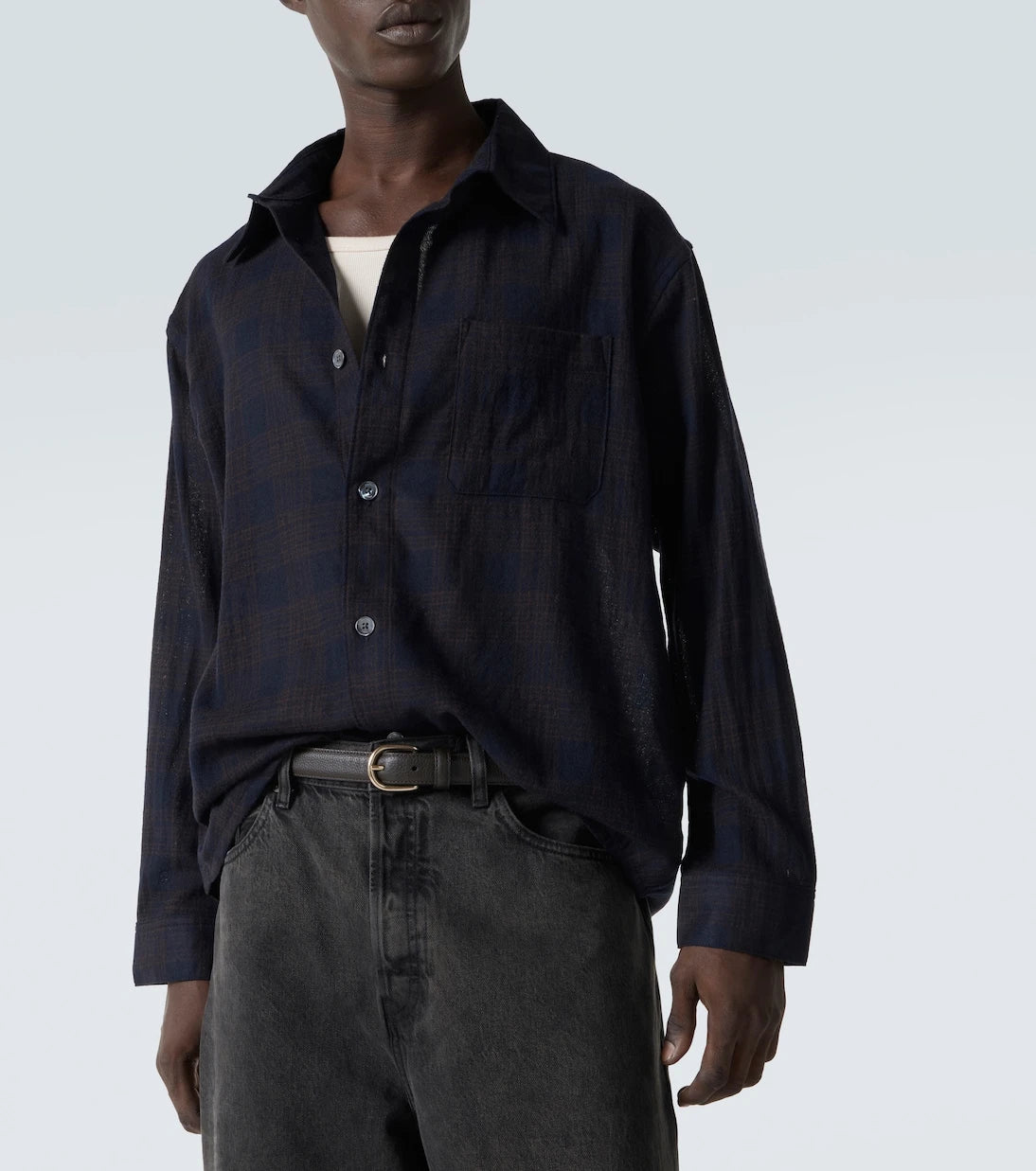 Frame - Plaid wool shirt