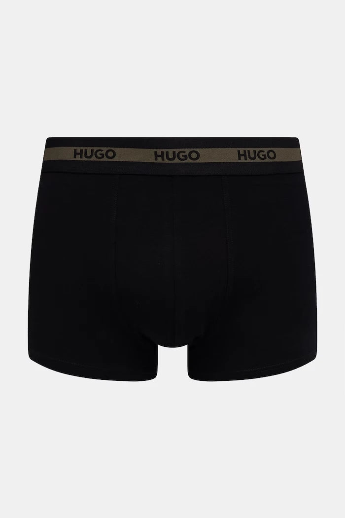 HUGO Erkek Pamuk ve Elastan Bitişik Boxer TRIPLET PLANET 3'lü