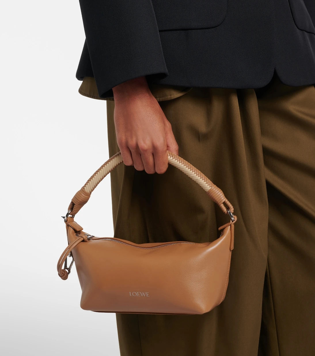 Loewe - Cala Small leather top-handle bag