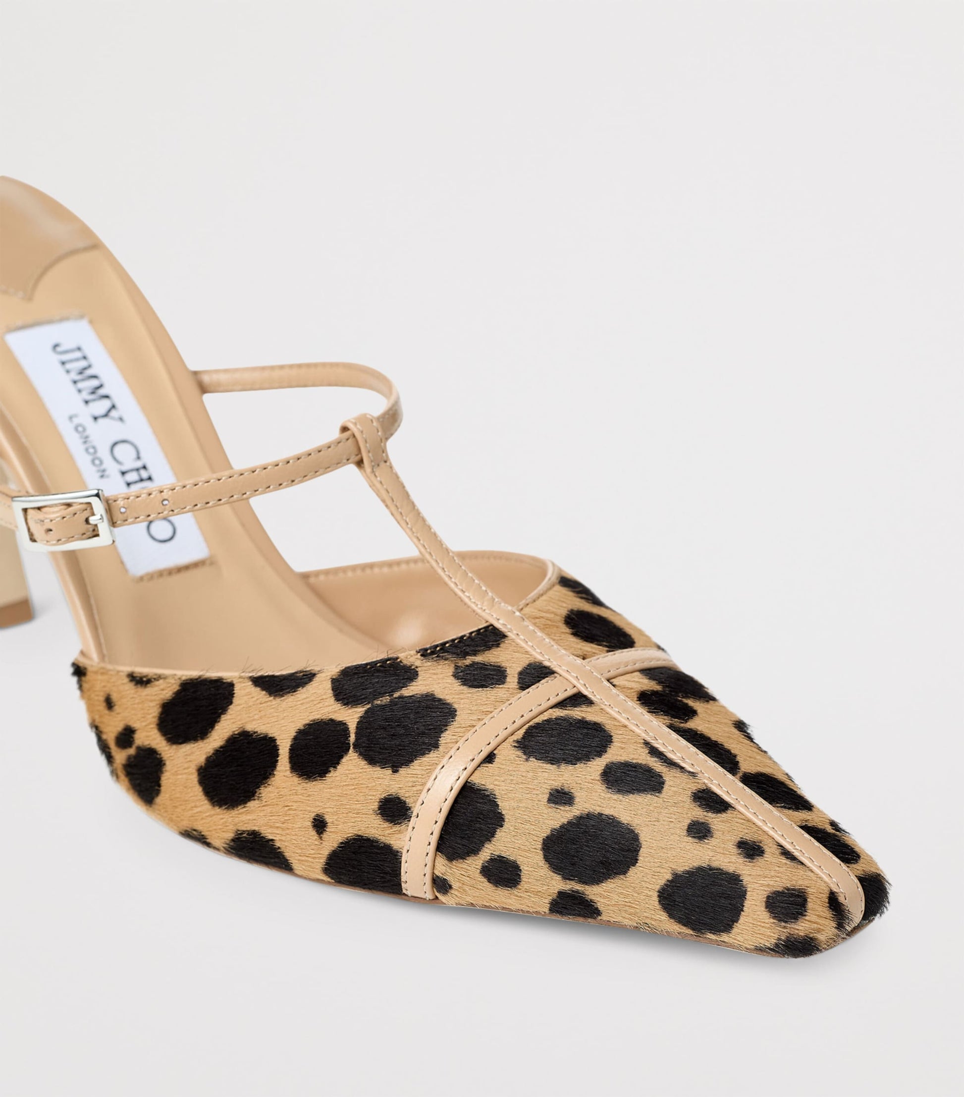 Jimmy Choo x Conner Ives Gloria Leopard Mules 85