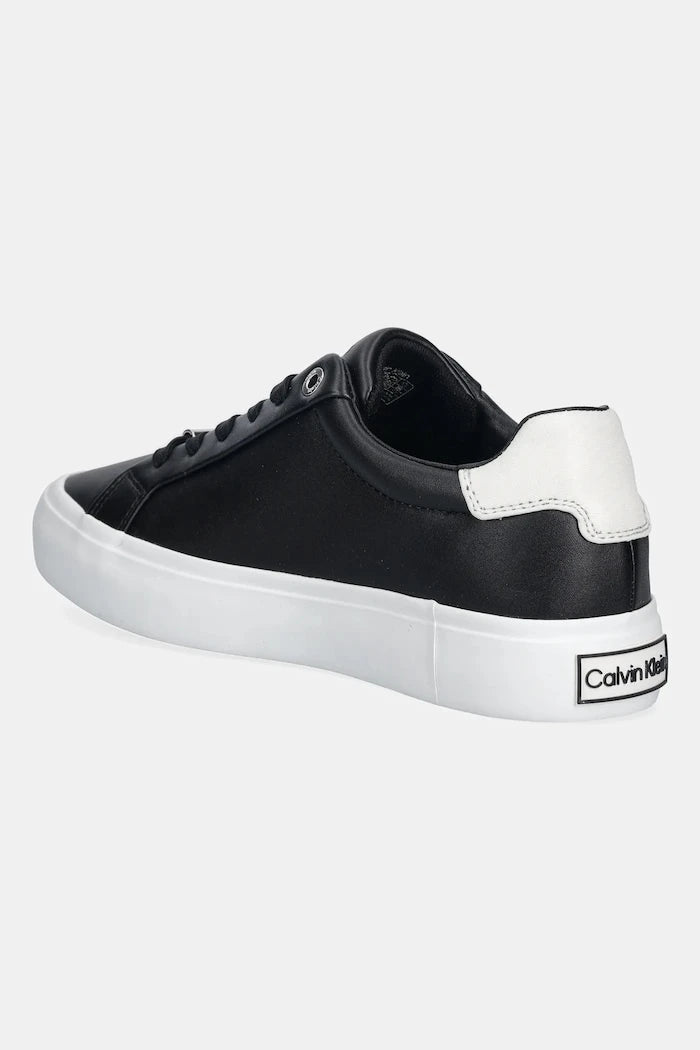 Calvin Klein VULC LACE UP LTH/MOIRE BT Deri Spor Ayakkabı
