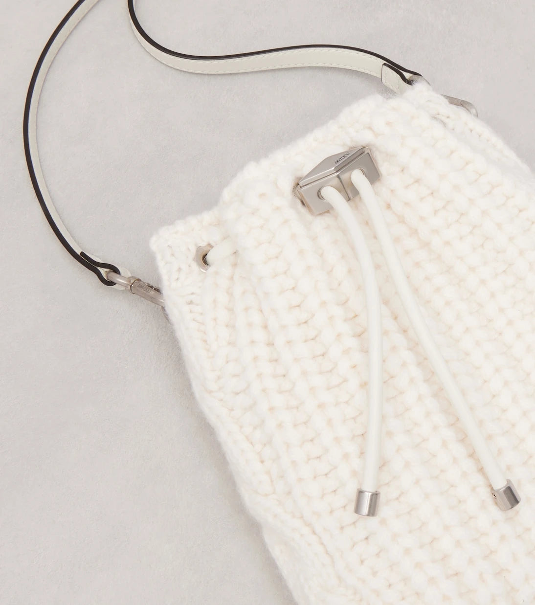 Jimmy Choo - Cinch Mini burgu örgü omuz çantası