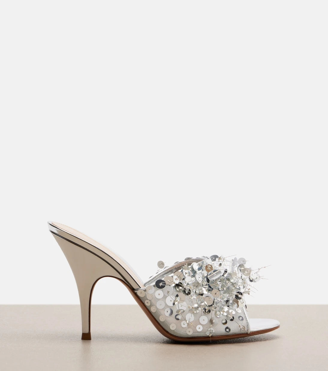 Gianvito Rossi - Abyssa sequined mesh mules